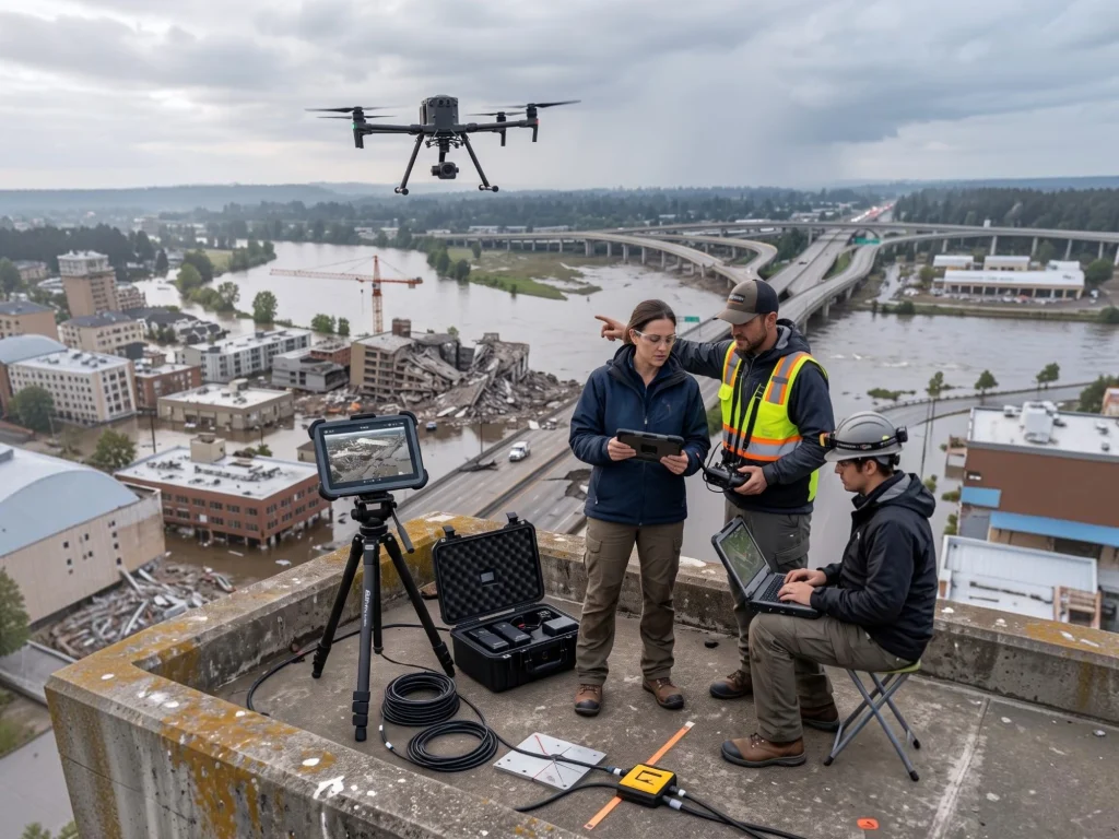 drone inspection service provider team infrastructure contract UAV