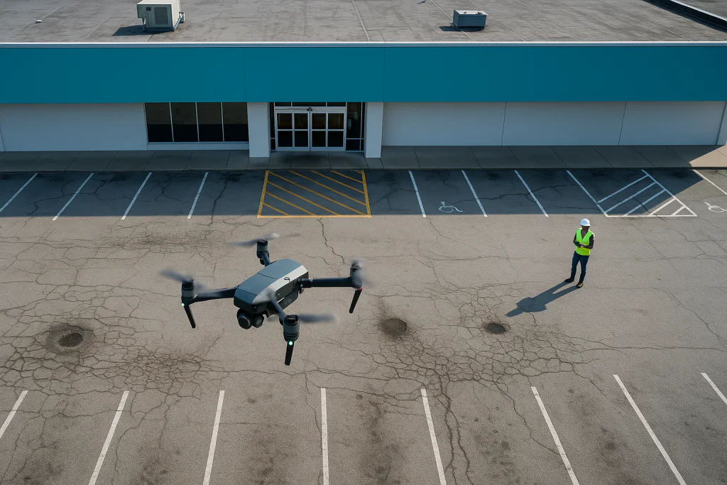 Parking Lot Inspection with Drones: Faster, Safer, and More Accurate