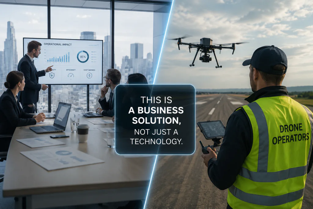 in-house drone inspection program pilot training regulatory compliance cost